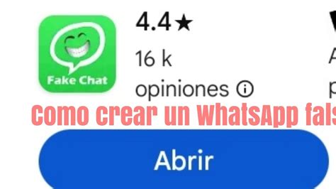 crear un whatsapp falso